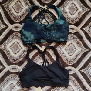 Two Medium Size Sports Bras Victoria's Secret And  Champions